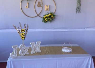 Decoración matrimonio